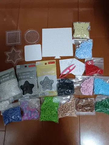 펄러비즈 퍼즐 비즈 플레이트 세트 새상품급