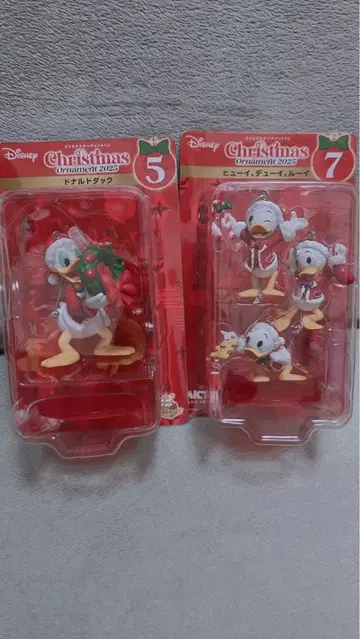 디즈니 오너먼트 도날드 휴이 듀이 루이 세트 상자 없음