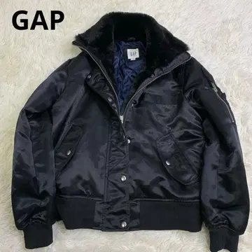 GAP Y2K BLACK 퍼 블루종