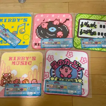 커비 타월 세트 5장