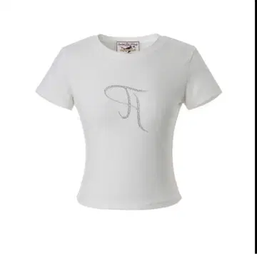 threetimes Jewel tee white