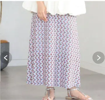 RayBEAMS 자수 레이스 스커트