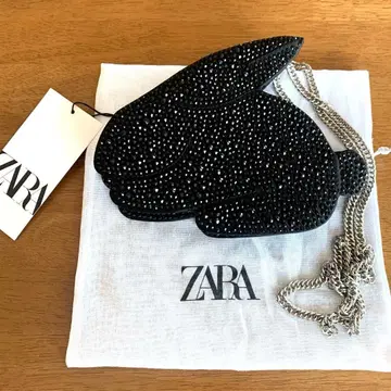 레어 택 포함 미사용 새상품 ZARA 토끼형 미니백 체인