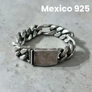 [ 극희소 초중량급 ] 멕시코제 925 키헤이 팔찌 141g 21cm