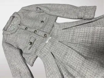 다리치 컴팩트 프린지 트위드 자켓 스커트 셋업