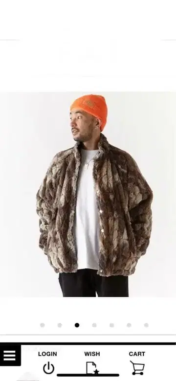 FAT Thumper Fake Fur Snap Jacket