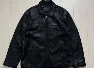 DOCKERS 블랙 가죽 자켓 L 사이즈