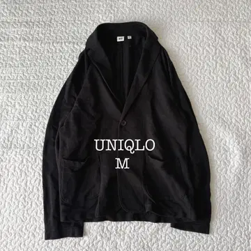 유니클로 자켓 M 코튼 블랙 남성용 캐주얼
