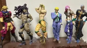 죠죠의 기묘한 모험 피규어 5체 세트 카드 사가님