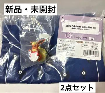 포켓몬 제일복권 C상 토트백 F상 길거리 산책 치라린 프렌즈 부스터