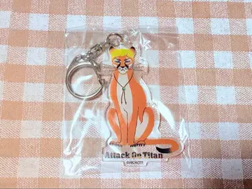 진격의 거인 블랙 고양이 디자인 아크릴 참 엘빈 RE:SHAZAM 진격