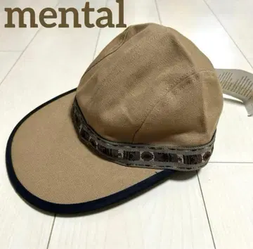 택 포함 새상품 mental USA제 멘탈 캔버스 롱빌캡