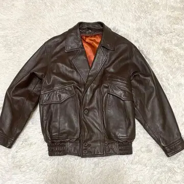 가죽 자켓 브라운 양가죽 라이너