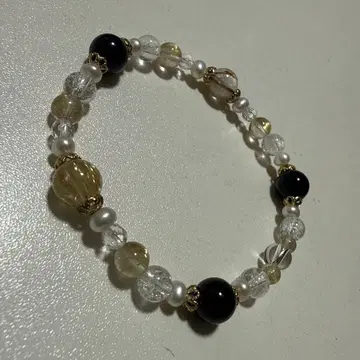 크리스탈 루틸 블랙 크리스탈 팔찌