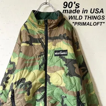 USA 제작 구제 의류 90's 와일드 띵스 플리마켓 패딩 자켓