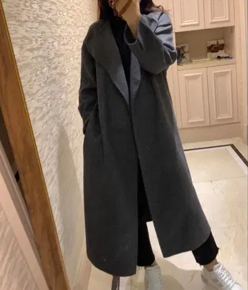 MALE'T MET 울 롱 코트 (그레이)