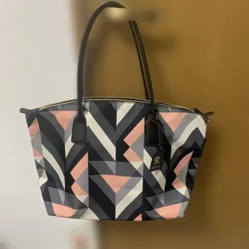 로베르타피에리 기하학 패턴 토트백