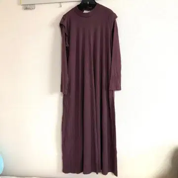 새상품 오드리 앤 존 와드 울 혼방 원피스 프리 사이즈 와인