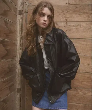 FREAK'S STORE [베스트셀러] 페이스 가죽 블루종