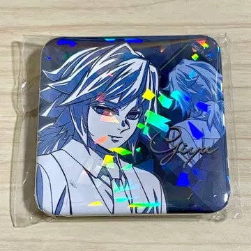 귀멸의 칼날 모크텔 복권 캔뱃지 토미오카 기유