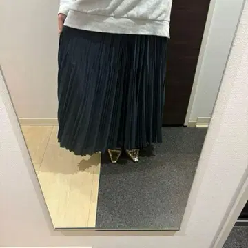 ASTRAET 스트럿 플리츠 스커트 그린