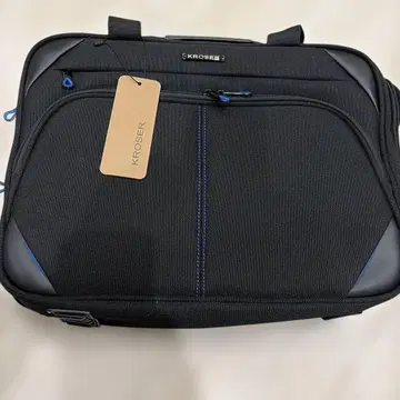 KROSER 비즈니스 백 블랙 컴퓨터 백 사선 크로스