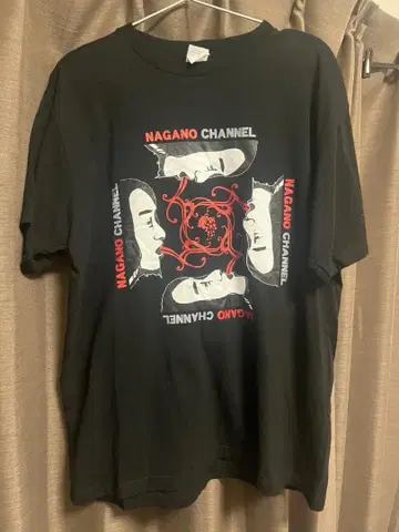 나가노 채널 나가노 핫 T셔츠 (블랙) 사이즈 L