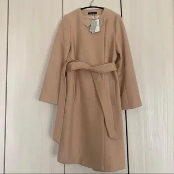 새상품 울 롱 코트 베이지 CECIL CAUSE