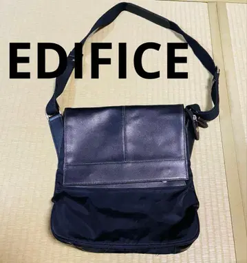 EDIFICE 에디피스 숄더백 메신저 백 블랙