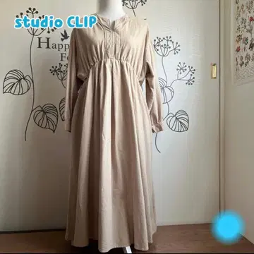 460 studio 가을/겨울 원단 베이지 원피스