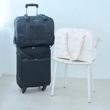 rose muse satin traveling boston bag