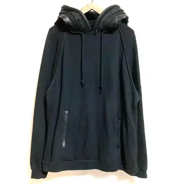 오버 실루엣 사이즈! SSZ 다중 ZIP 후드 맨투맨