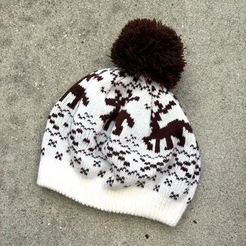 노르딕 니트 모자 unknown 비니 모자 꽁지 구제 의류