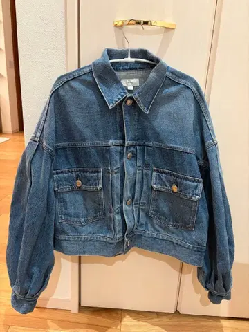 HYKE BALLOON SLEEVE DENIM JACKE