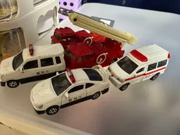 구급차, 순찰차, 소방차 4대 세트