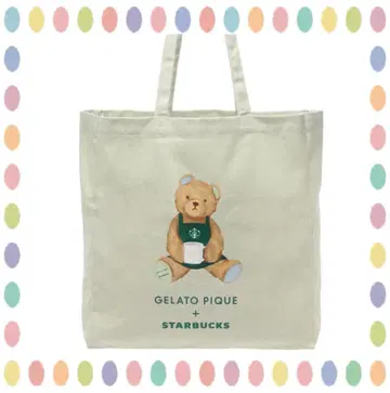 STARBUCKS gelato pique 베어 토트백