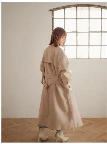 Aprily 앱릴리 울 리버 트렌치코트