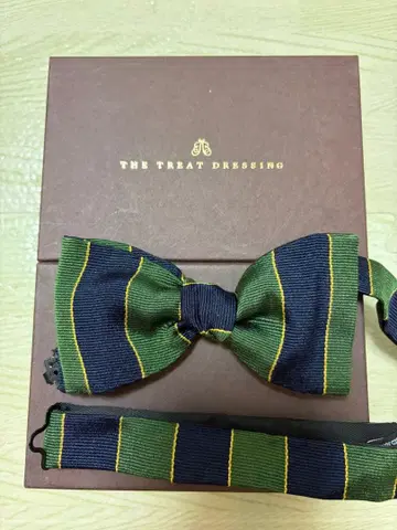 아틀리에 F&B 보타이 그린 네이비 노랑