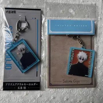 주술회전 회옥옥절 아크릴 키링 고죠 사토루 2개 세트