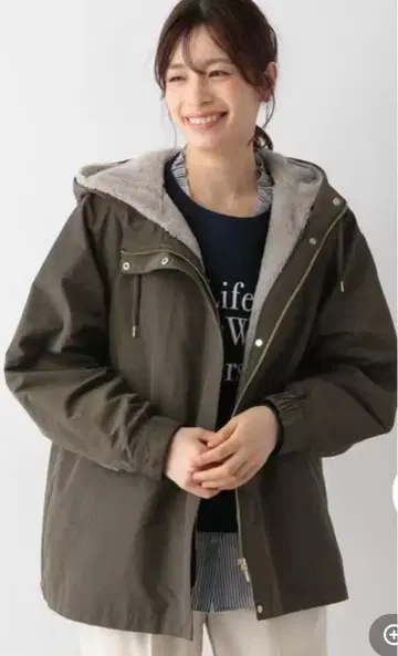 3WAY 발수 맘파 올리브색