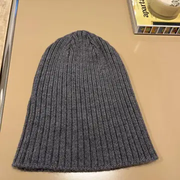 키지마 타카유키 그레이 니트 모자