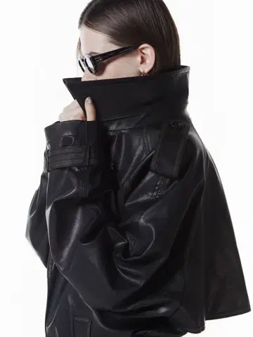 josemoon 인조 가죽 트렌치 자켓 택 포함 미사용 새상품