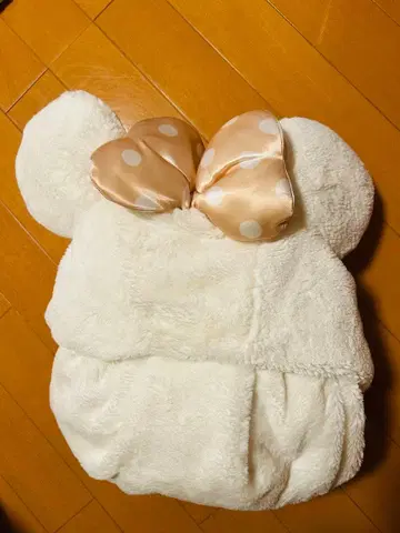 디즈니 미니 리본 팬캡 담요