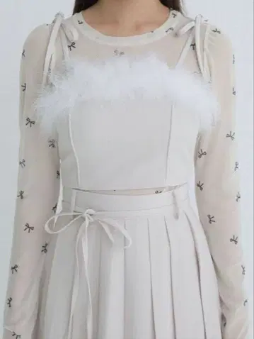 버블스 퍼 뷔스티에 셋업