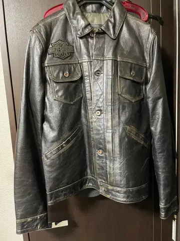 Harley-Davidson 가죽 자켓 블랙