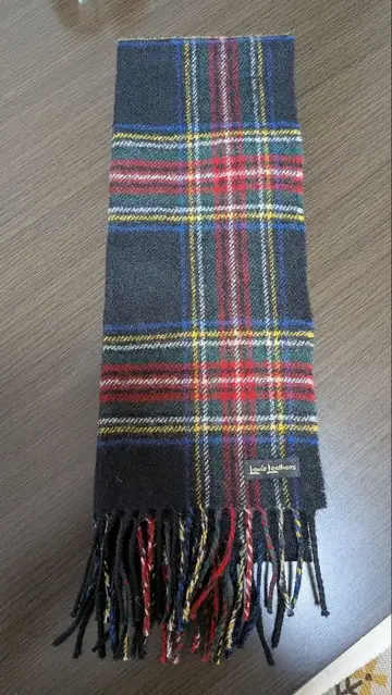 Lewis Leathers 타탄 체크 머플러