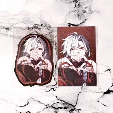 쿠츠하 POPUP 금박 사진풍 카드 스티커