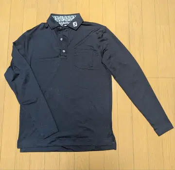 FJ 긴팔 피케 셔츠 네이비 L