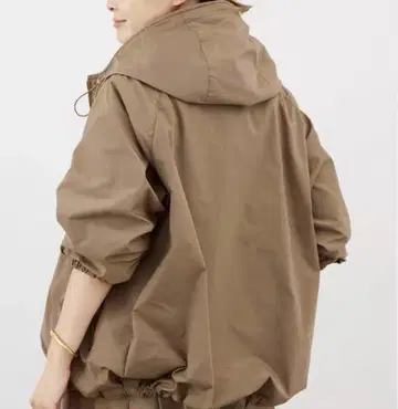 브라운 풀 집업 블루종