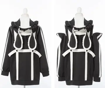 DearMyLove 하트 하네스 벨트 토끼 귀 디자인 저지